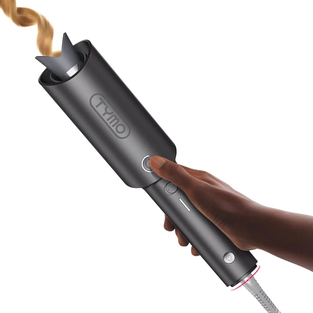 Fer à friser automatique TYMO CURLPRO 25 mm gris métal, bi-tension 110-240V