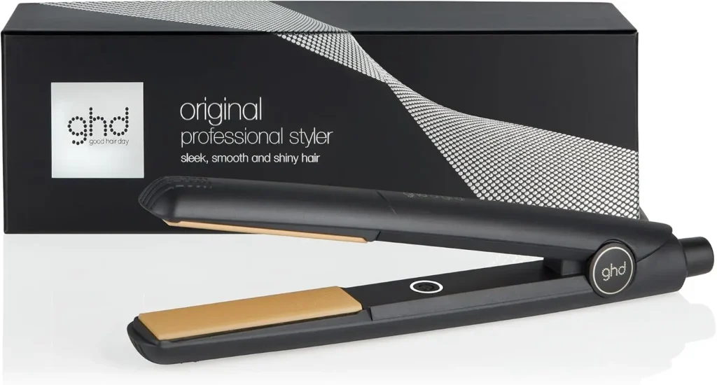 Lisseur ghd Original noir à plaques céramique, voltage universel pour le voyage